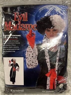 NEW Cruella Deville Inspired Costume